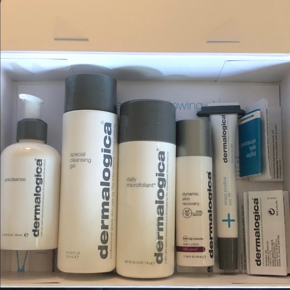 Box of Dermalogica skin care